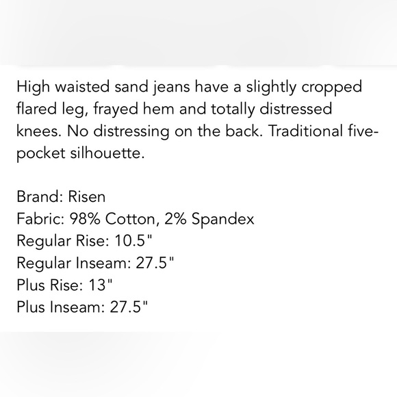 Trendy Distressed Risen Jean - Picture 3 of 3